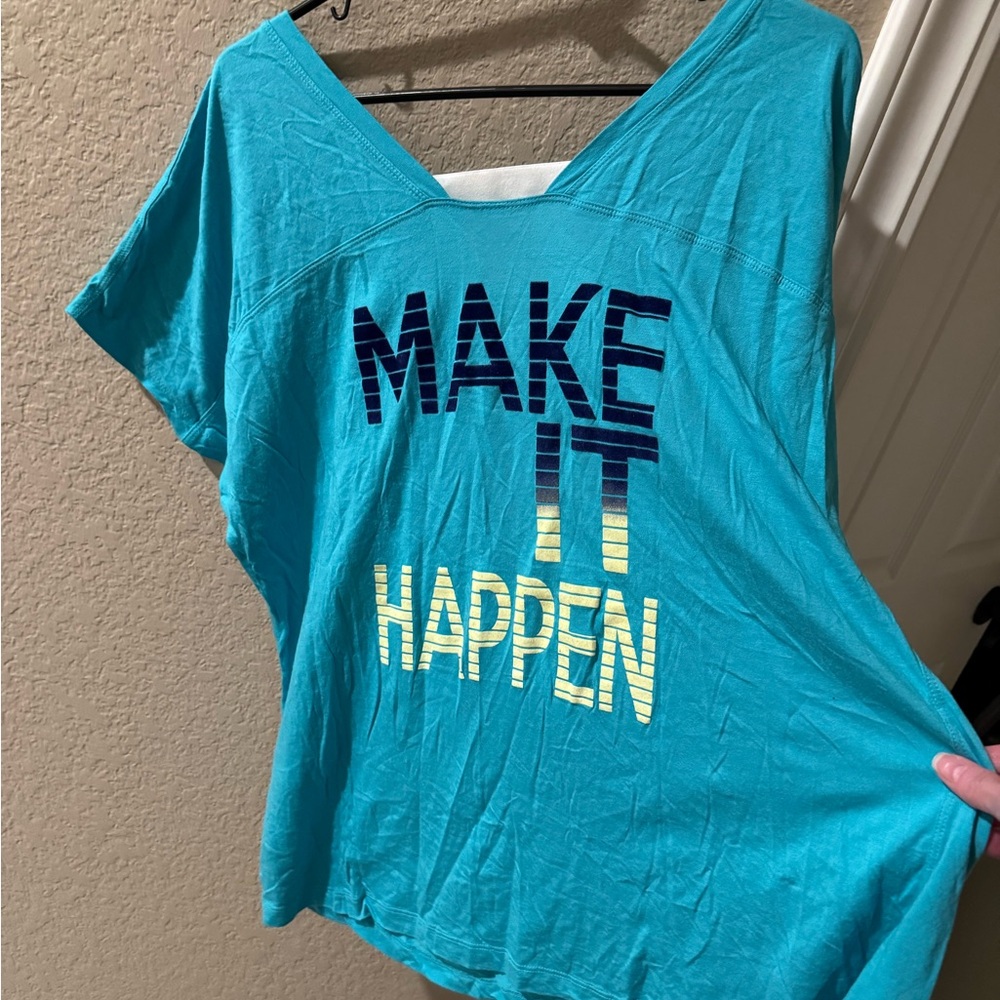 Livi Active Vibrant Blue Graphic Tee